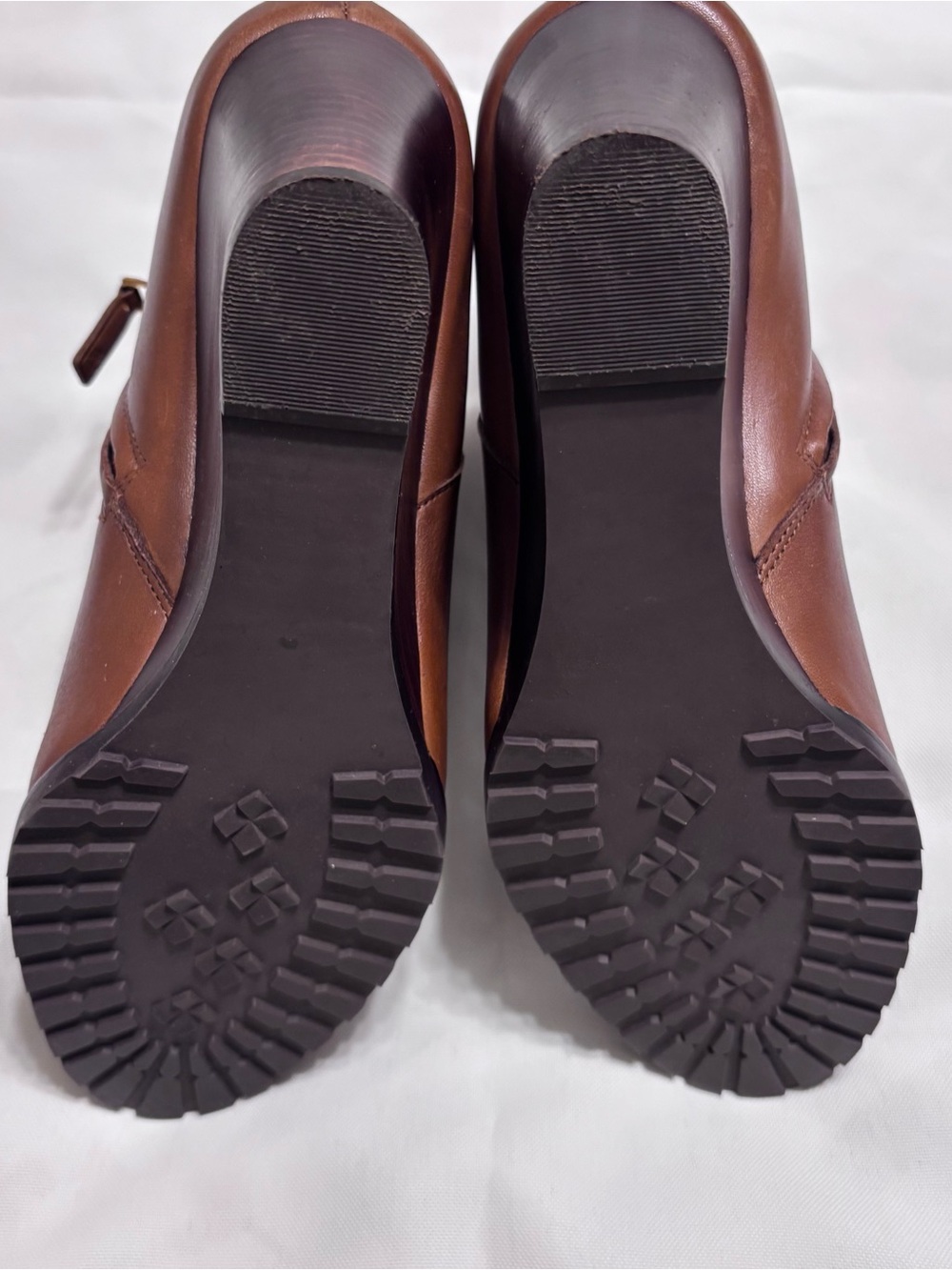 Stanley Brown Leather Wedge Ankle Boots - Picture 5 of 8